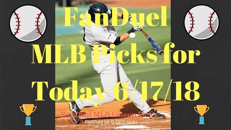 fanduel mlb today.